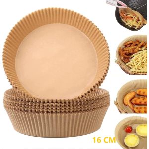 CARTA FORNO PER FRIGGITRICE ARIA TONDA FORNO 50 FOGLI PEZZI CARTAFORNO PAD 16 CM