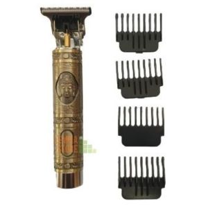 TAGLIACAPELLI PROFESSIONALE BARBA RASOIO ORO ELETTRICO RETRO SENZA FILI CAPELLI